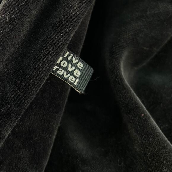 ANDRÉ 3000 |Rare Vintage Y2K Outkast Clothing 3XL Black Red Velvet Velour Jacket - Picture 8 of 9